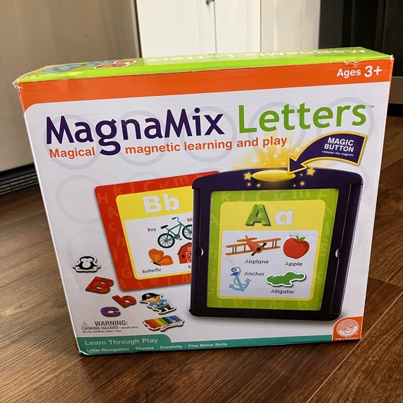 MagnaMix Letters Magnetic Learning Set - Picture 1 of 3